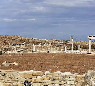 Archäologisches Anlage von Delos