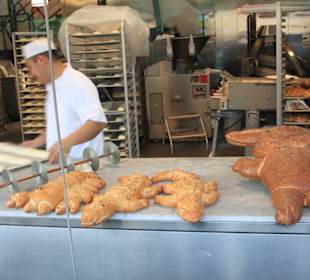 Bäckerei zum Zuschauen am Fisherman's Wharf