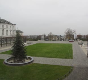 Blick aus dem Zimmerfenster