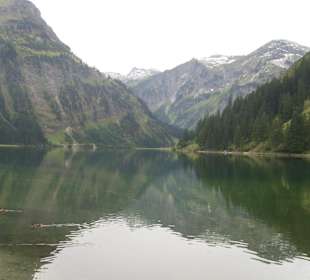Vilsalpsee, Blick vom Restaurant