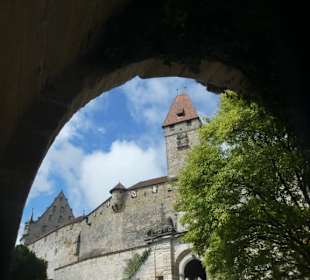 Bei der Besichtigung der Veste Coburg