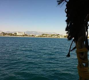 Uferansicht von Gündogdu nach Side