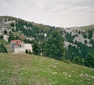 Hütte mit Übernachtungsmöglichkeit
