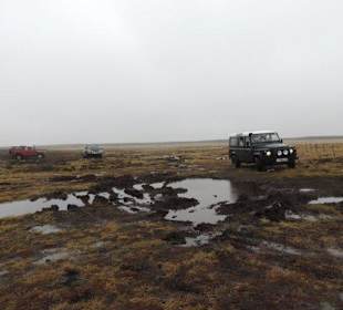 Falklands, Pisten zum Volunteer Point