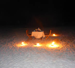 Dinner auf einsamer Insel