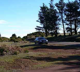Parkfläche am Pico Cruzes