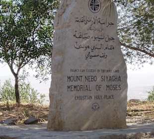 Gedenkstein an Moses