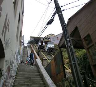 Schrägaufzug, leider defekt und verrottet