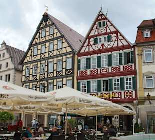 Fachwerkhäuser am Marktplatz