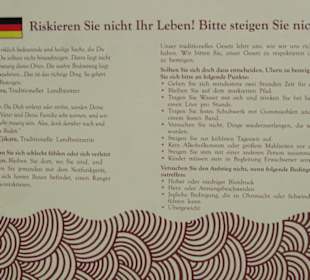 Besteigen Sie nicht den Uluru 