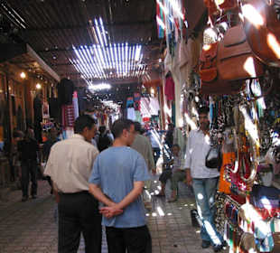 in den Souks von Marrakesch