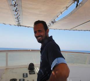 Der Kapitän der 1. Tour