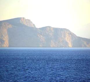 Santorin selbst im Bild Landschaft, Stadt