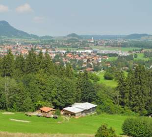 Pfronten von der Kabinenbahn