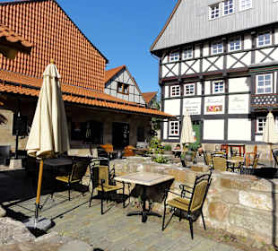 Biergarten und Terrassenplätze des Restaurants