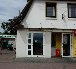 Shops and Restaurants at Sea Front in Dahme