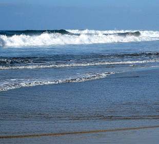 Brandung an der Playa del Inglés- einmal sanft