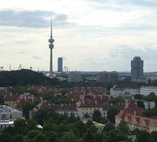 Blick von der Dachterrasse der M'Uniqo Rooftop Bar