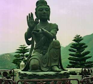 Eine Statue