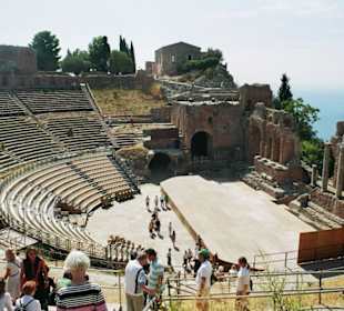 Teatro greco dall'alto