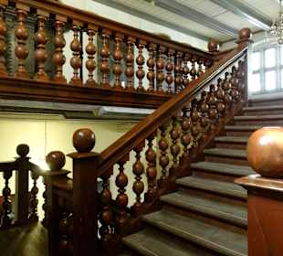 Treppenaufgang im Historischen Rathaus