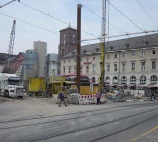 Große Baustelle am Marktplatz