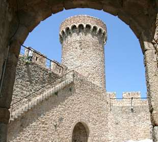 In der Festungsanlage von Tossa