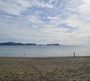 Strand paquera bij Petit Blau