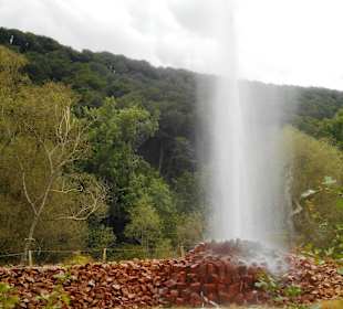 Geysir in Aktion