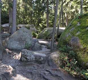 Eindrücke aus dem Felsenlabyrinth Luisenburg
