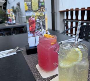Pink Grapefruit und Bio Limonade
