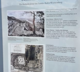 Info Tafel Schloss Heidelberg 