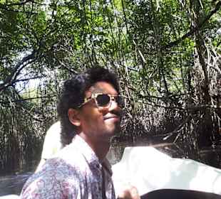 Mit dem Boot durch die Mangroven