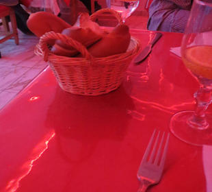 Restaurant Ali Baba Brotkorb