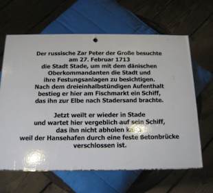 Historischer Tretkran - Infotafeln