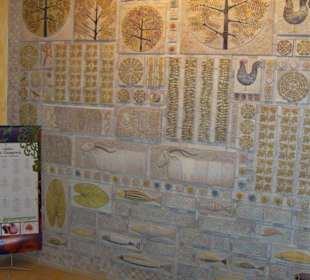 Im Hotel eine schöne Wand