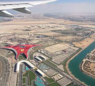 Abu Dhabi aus dem Flieger