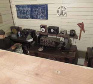 Halle der Nachrichtentechnik im Museum Lesany