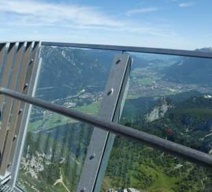 Bei der Aussichtsplattform AlpspiX