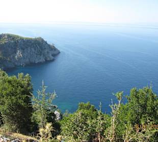 Entlang die Küste vor Vlachia