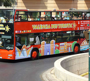 Bus der blauen Linie