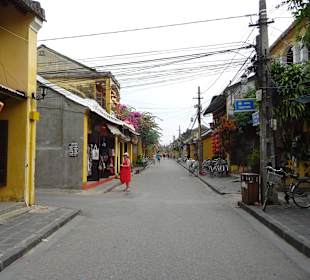 In der Altstadt von Hoi An unterwegs