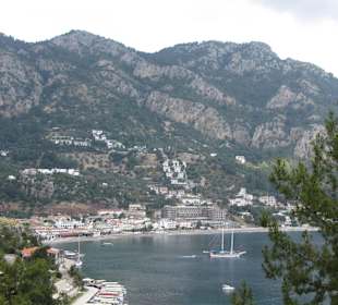 Blick auf Turunc auf dem Wag nach Amos