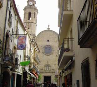 Sicht auf die Kirche von Callela
