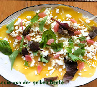 Carpaccio der der Gelben Beete