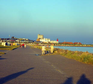Der Büsumer-Strand im Abendlicht!