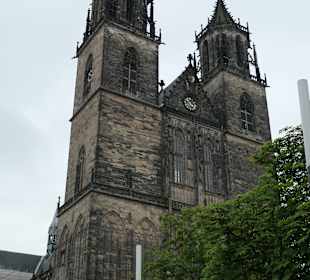 Unterwegs in der Altstadt von Magdeburg