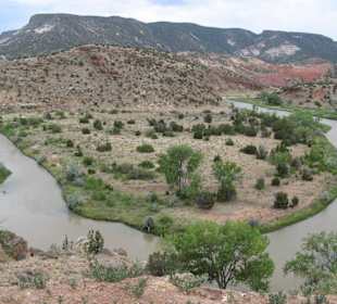 Südlich des Echo Amphitheaters in New Mexico