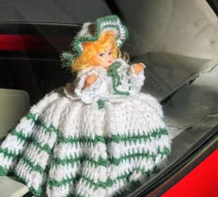 Detail von der Hutablage