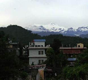 Widok na pasmo Annapurny